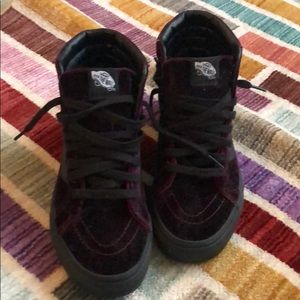 Burgundy Vans